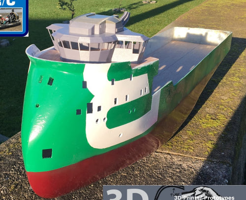 Ulstein X-Bow PX105 Cabin, Scale HO