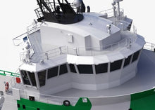 Ulstein X-Bow PX105 Cabin, Scale HO