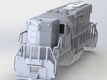 EMD SD24 Locomotive OO Scale 1:76 3d printed