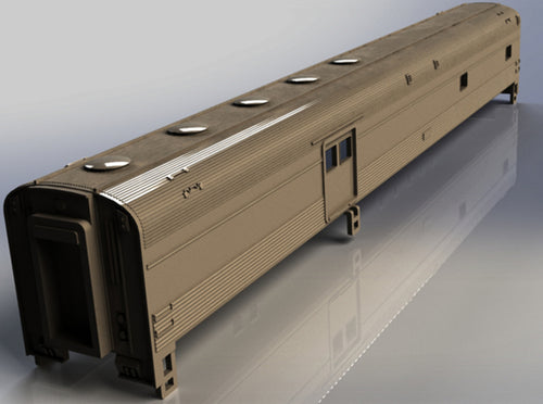 Via Rail Baggage Car N Scale 3d printed