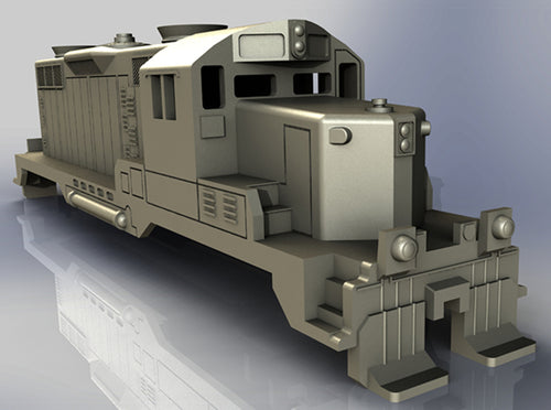 GP20 Locomotive in N Scale 3d printed