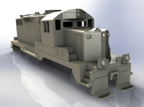 EMD GP20 Locomotive in 00 3d printed