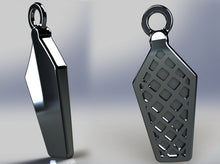 BigFrickingRocket- BFR Grid Fin KeyChain 3d printed