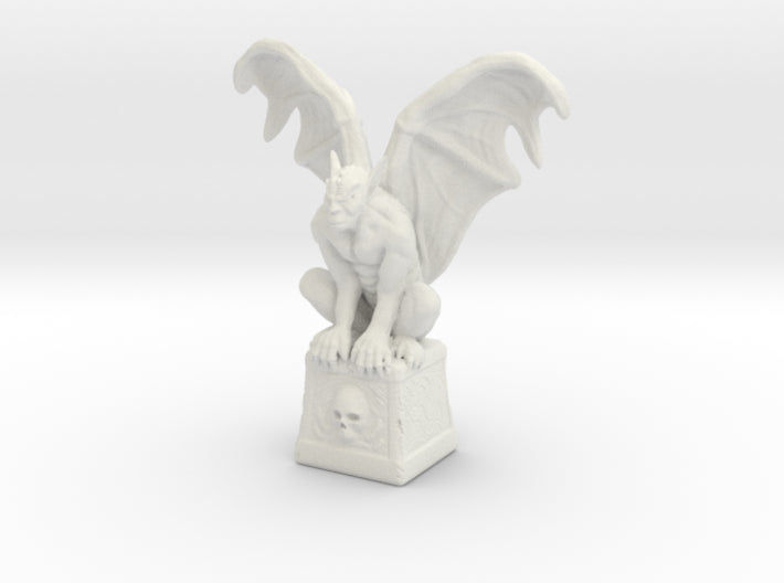 Gargoyle On Cube 100mm 3d printed