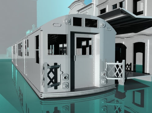 NY R16 Subway Car -G Scale 3d printed