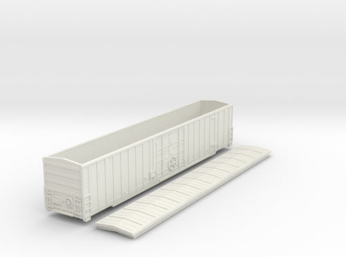 60-foot Gunderson Express boxcar Nscale 6040Series 3d printed