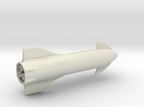 Starship MK1 2019 in 1:500