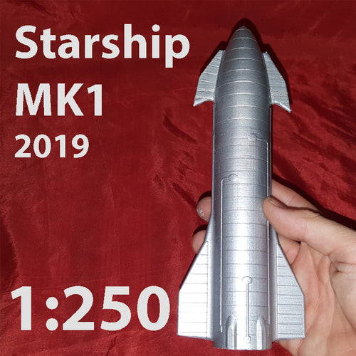 Starship MK1 in 1:250 (Painted)