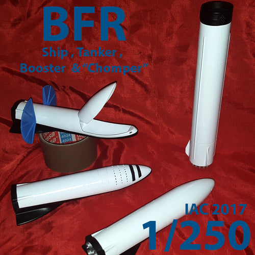 BFR 2017 Complete Set (Ship, Tanker, Booster & “Chomper”)